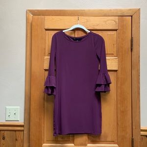 White House Black Market Purple Dress XXS